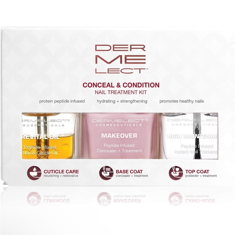 Dermelect Conceal & Condition Nail Treatment Kit